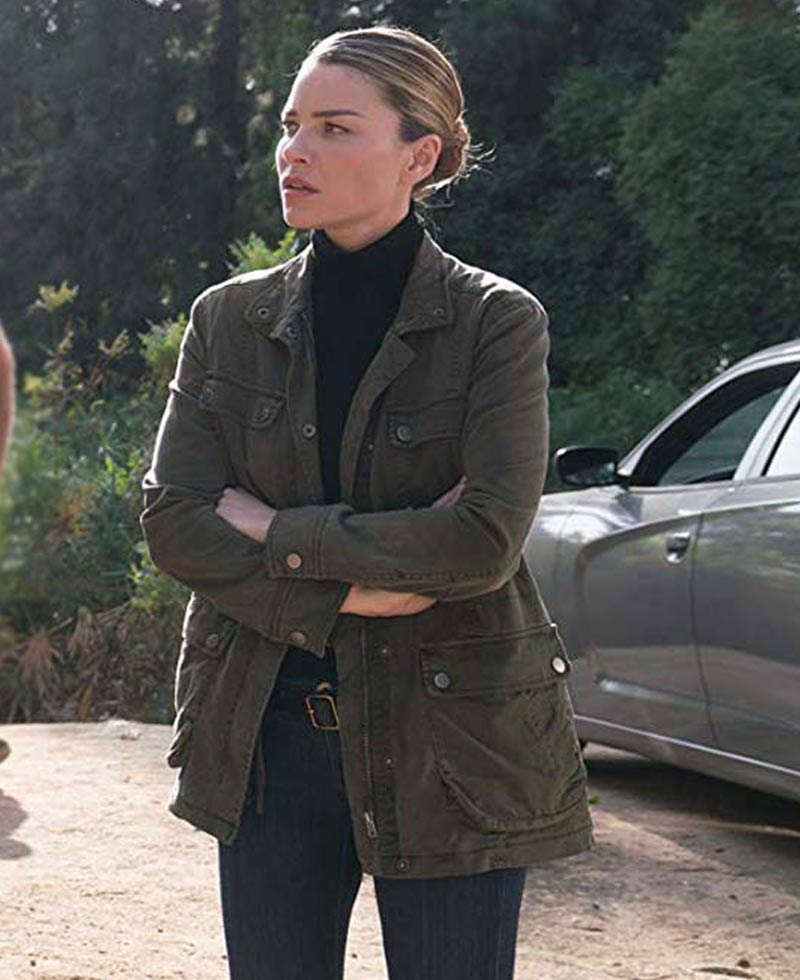 Lucifer Lauren German Biker Style Green Jacket